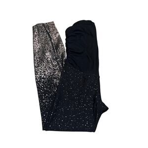 Beyond The Bump Yoga Alloy Ombre High Waisted Midi Legging Size Small